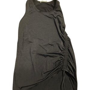 Athleta Dark Grey Soft Ruched Tank Top